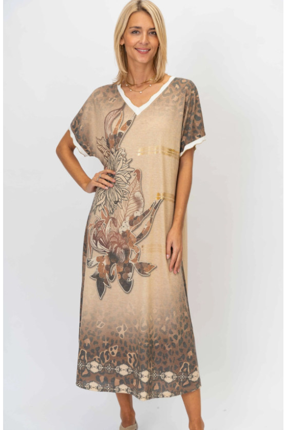 Venetian Mirage Maxi Dress