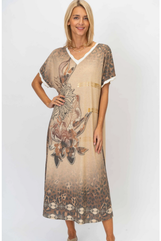 Venetian Mirage Maxi Dress