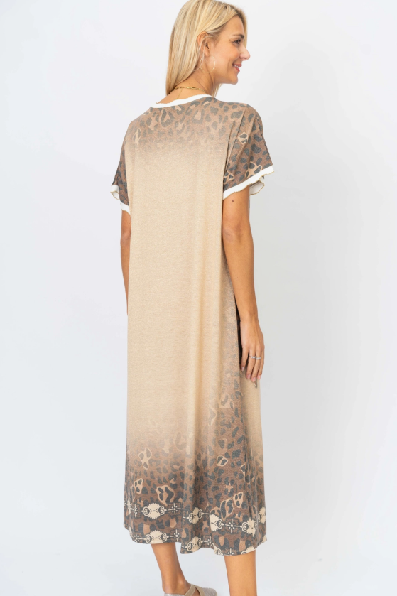 Venetian Mirage Maxi Dress