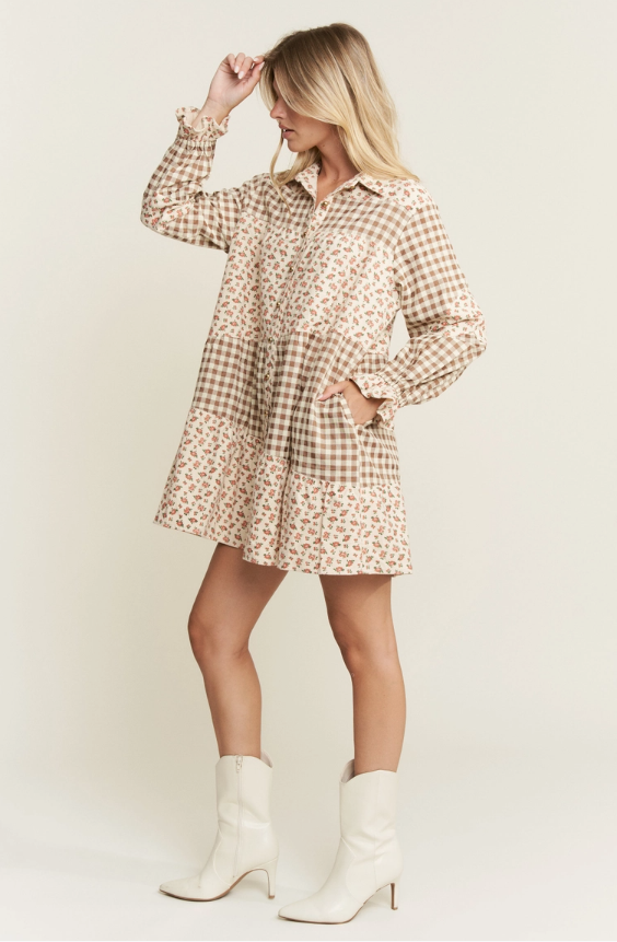 Meadowside Picnic Tiered Dress