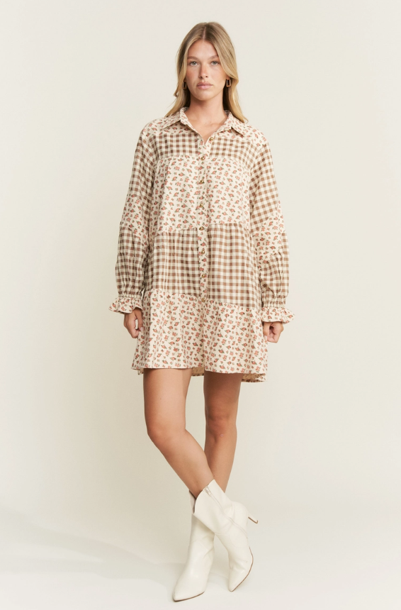 Meadowside Picnic Tiered Dress