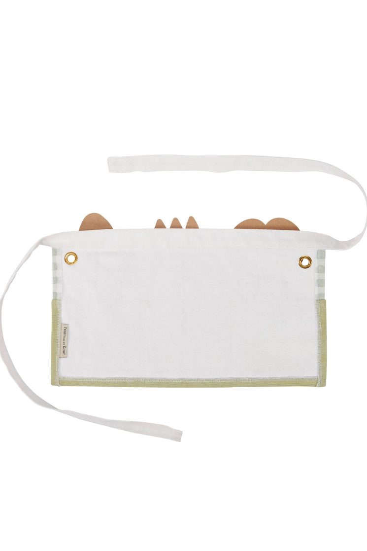 Kids Green Gingham Gardening Apron