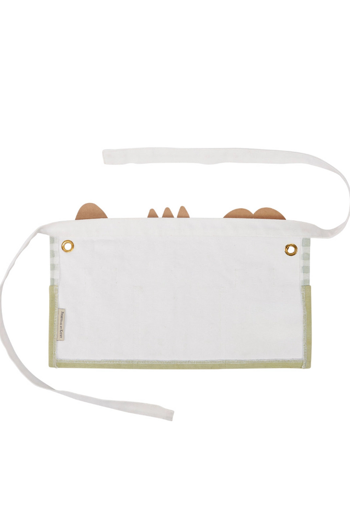 Kids Green Gingham Gardening Apron