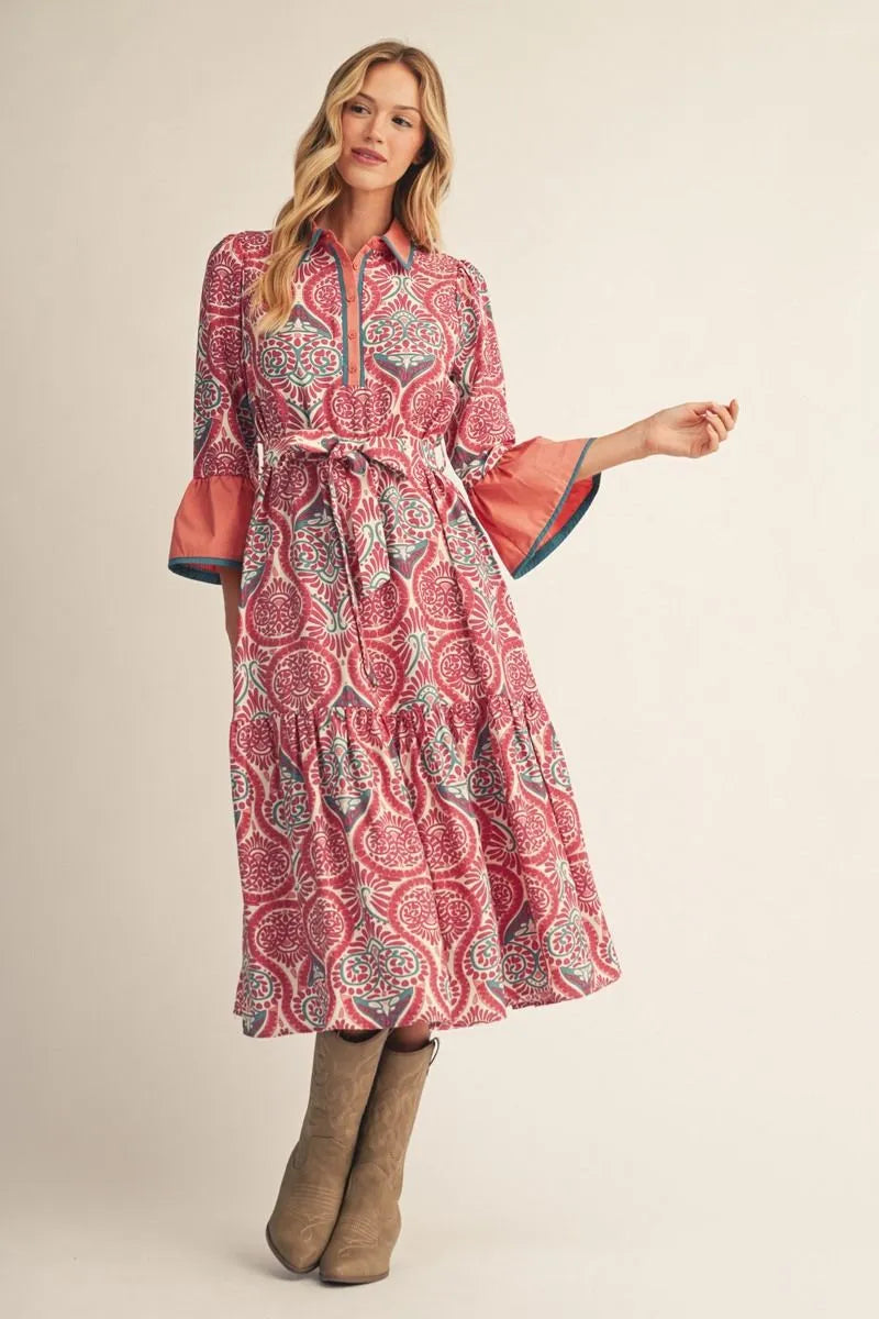 Sunlit Pink Dress
