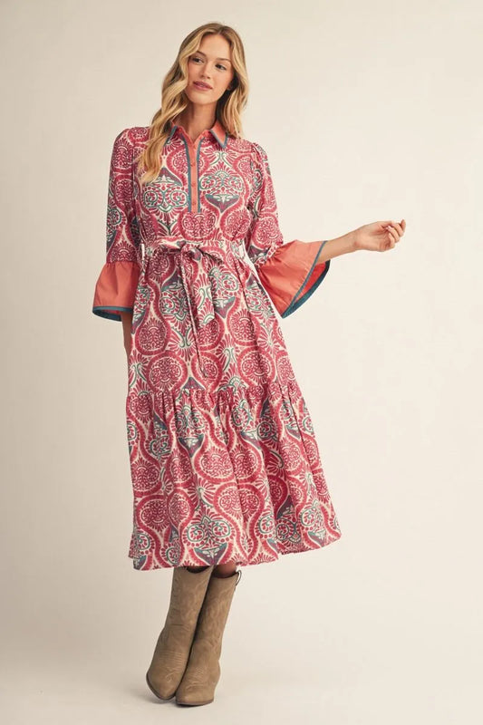 Sunlit Pink Dress