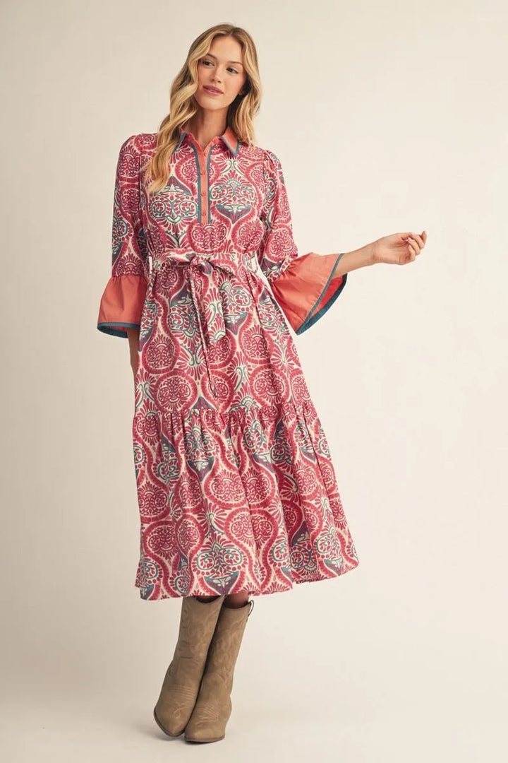 Sunlit Pink Dress