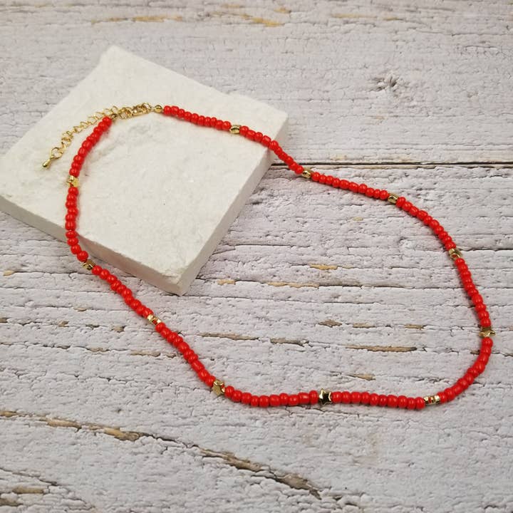 Crimson Starlight Necklace