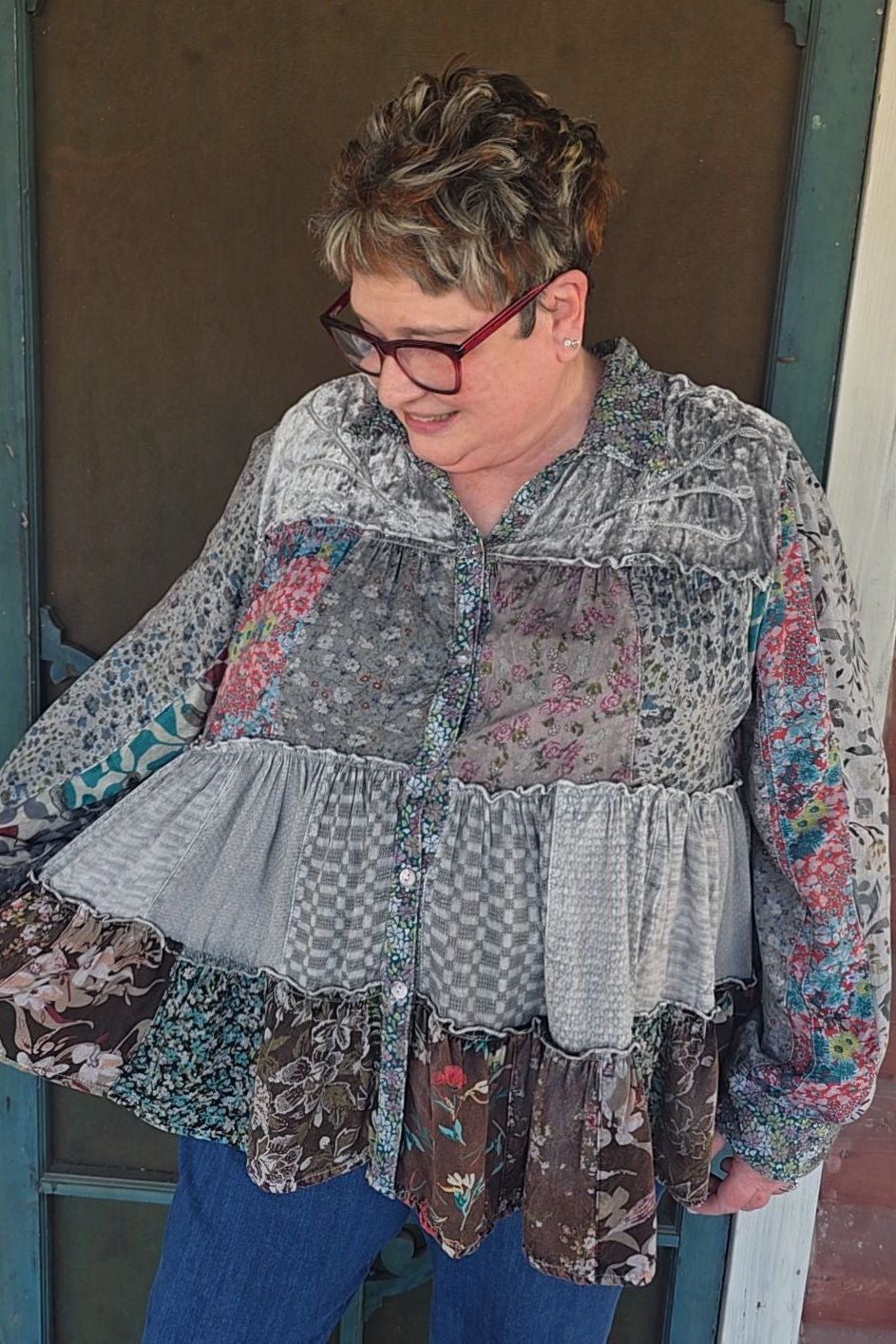 Juniper Silver Blouse