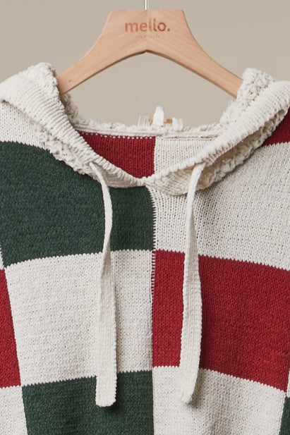 Yuletide Charm Hooded Sweater