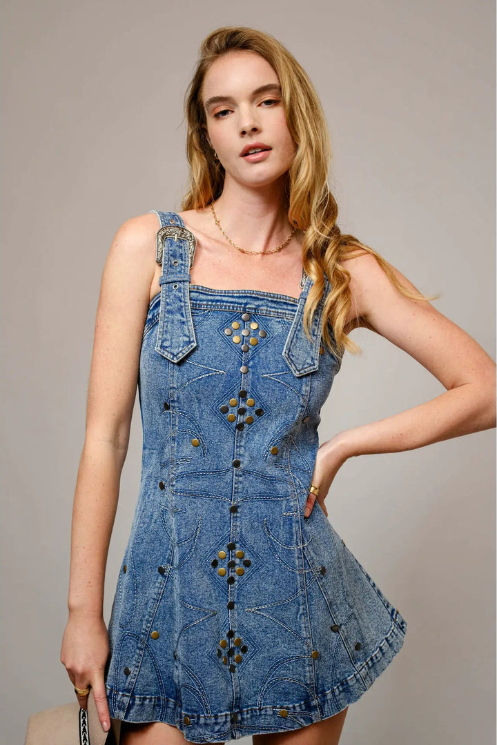 Buckle Up Buttercup Dress