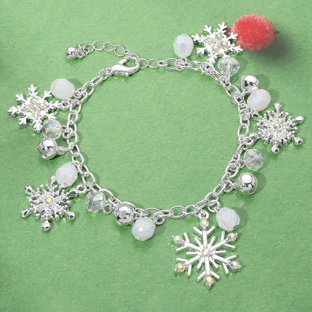 Crystal Flurry Charm Bracelet