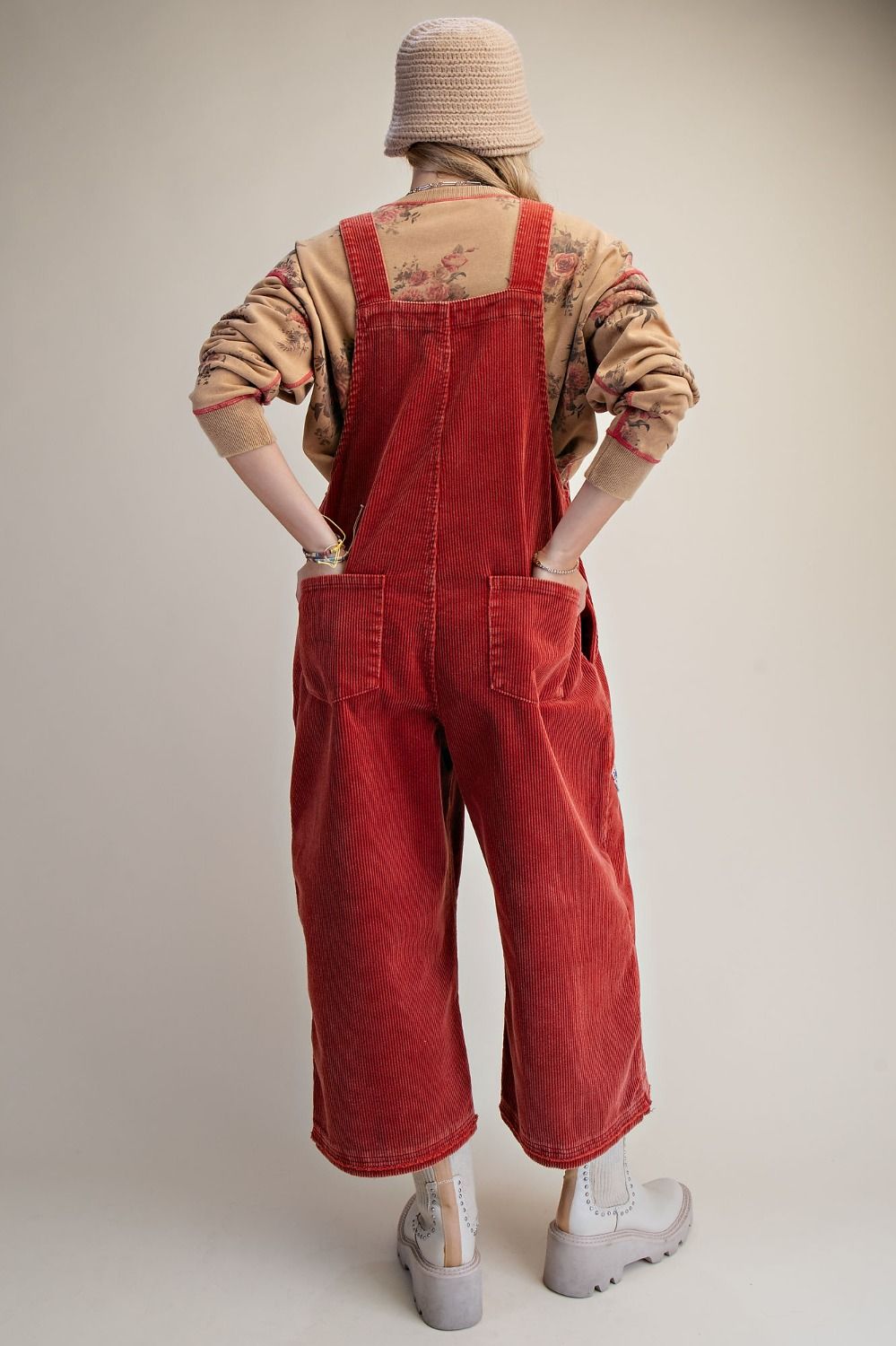 Spiced Apple Corduroy Overalls