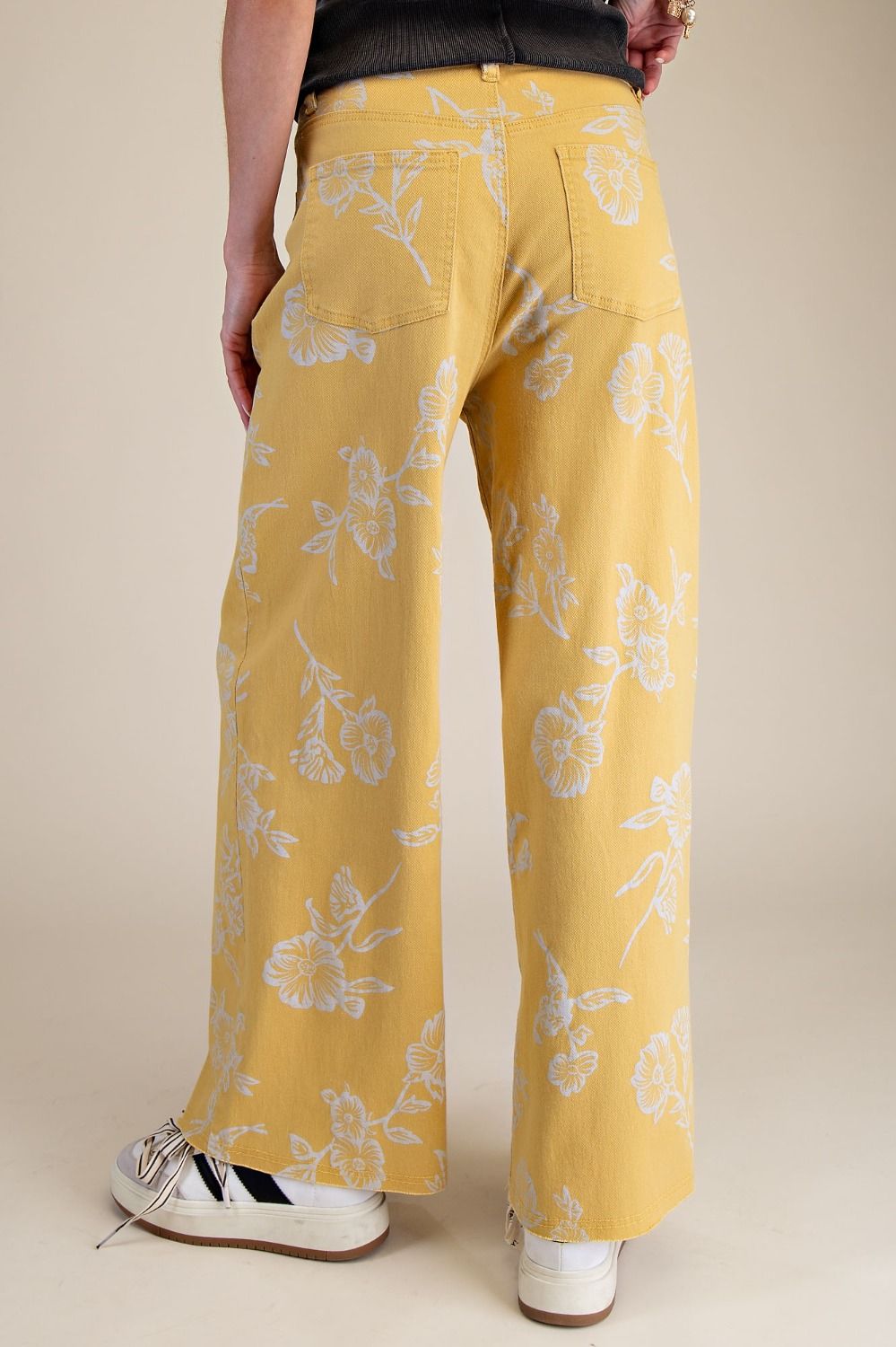 Golden Blossom Jeans