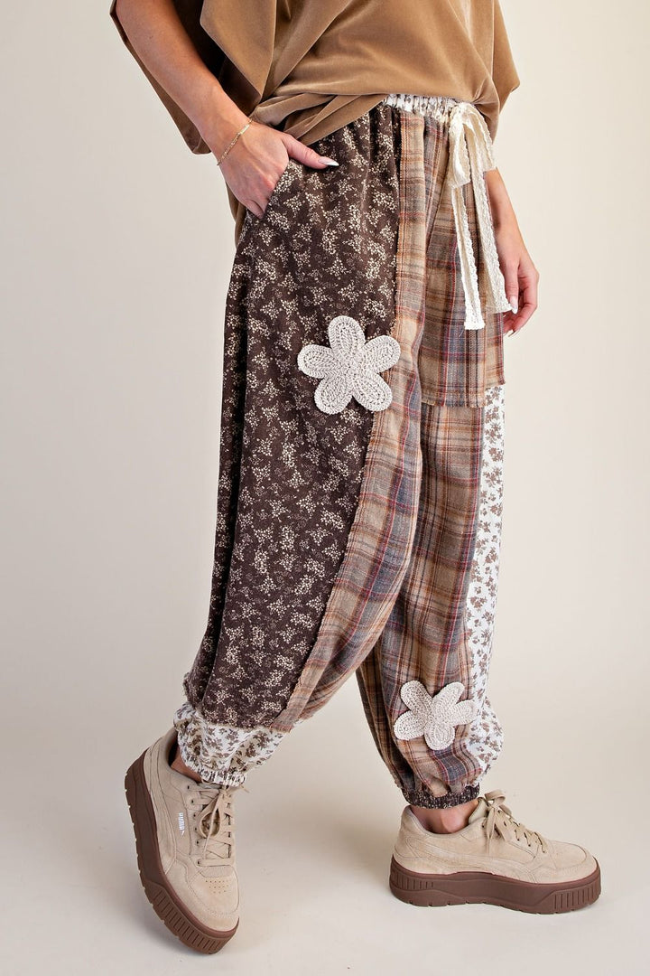 Heritage Petal Patchwork Pants