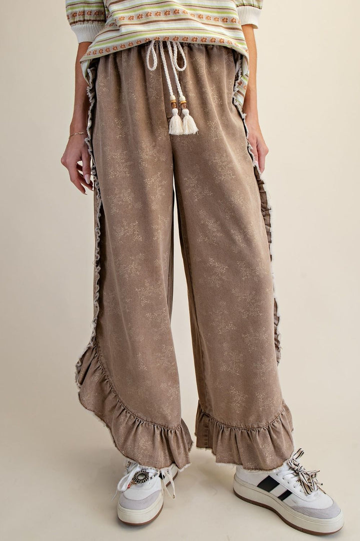 Sonoran Sand Ruffle Pants