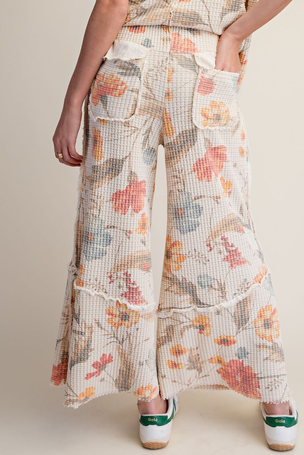 Flower Market Amber Waffle Pants