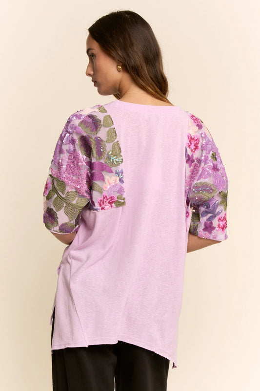 Bloom And Shine Lavender Blouse
