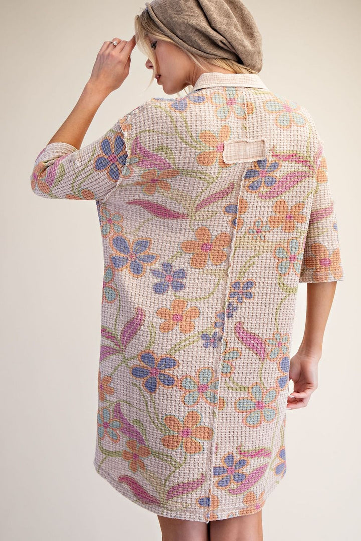 Cottage Comfort Floral Dress