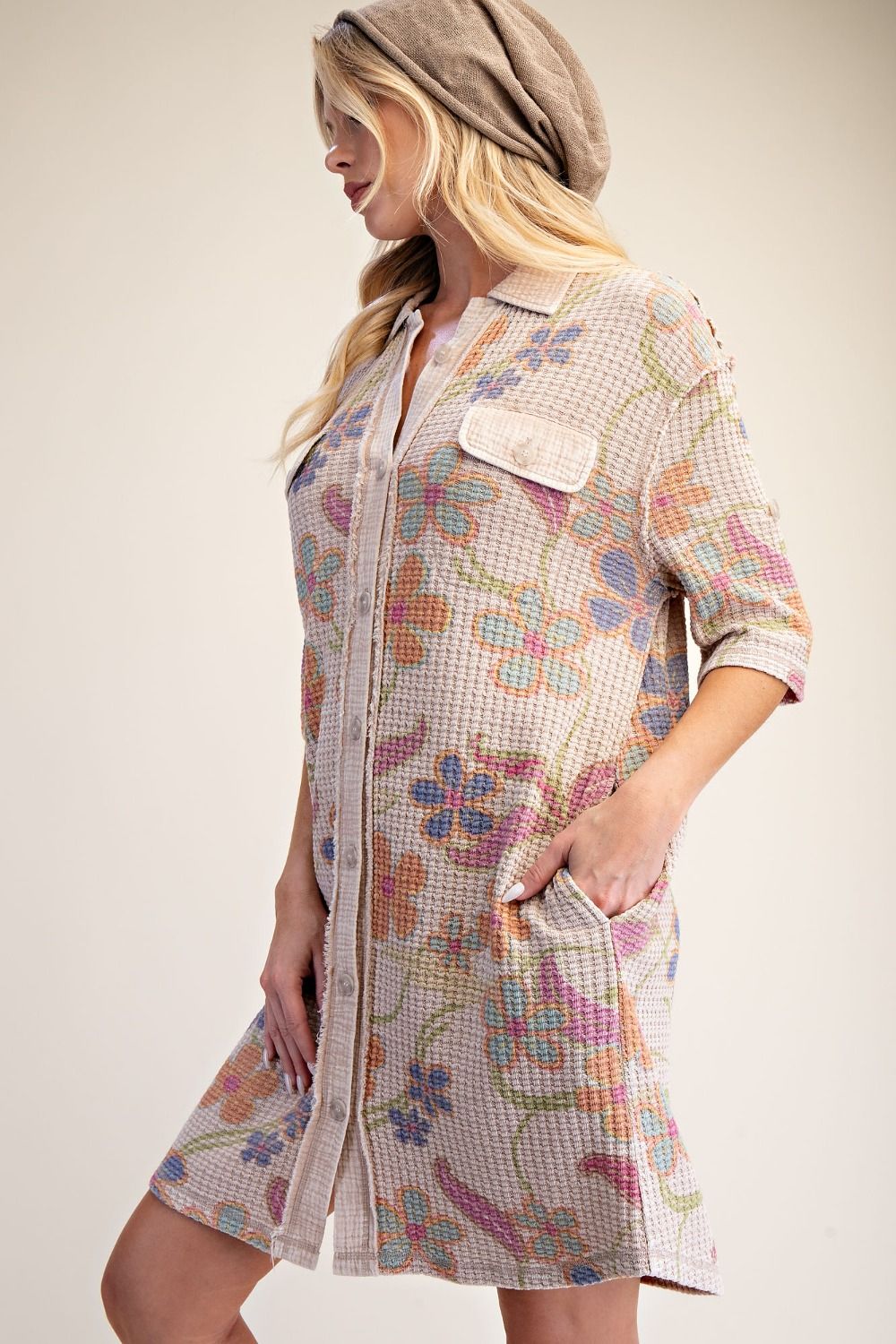 Cottage Comfort Floral Dress