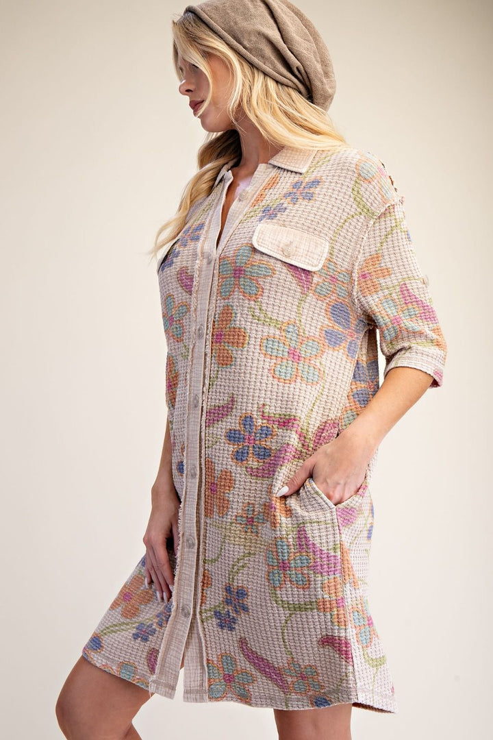 Cottage Comfort Floral Dress