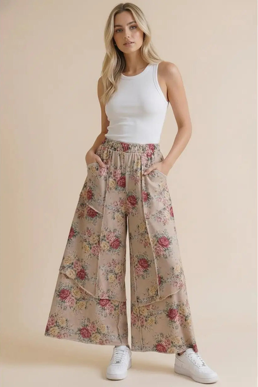 Cozy Petal Beige Pants