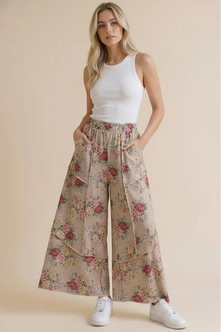 Cozy Petal Beige Pants