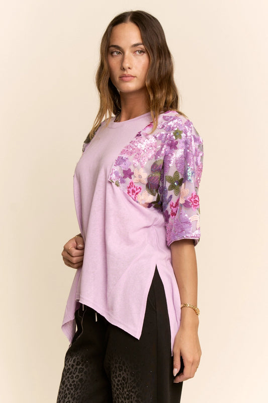 Bloom And Shine Lavender Blouse