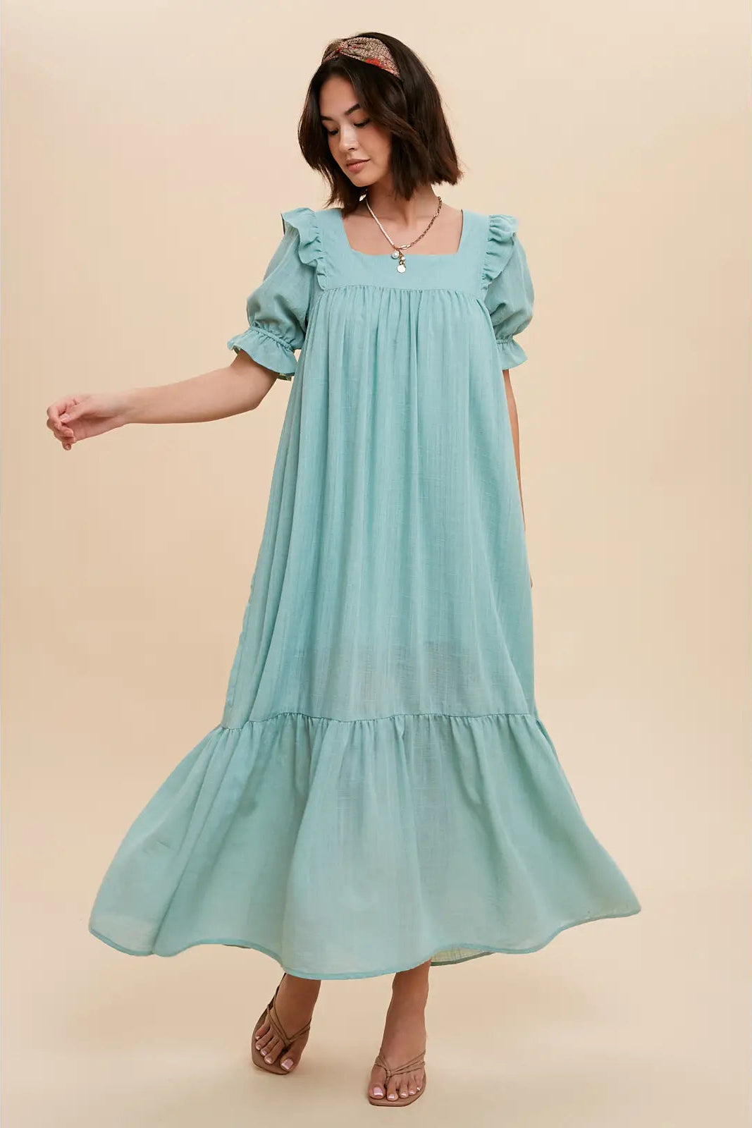 Emma Sage Maxi Dress