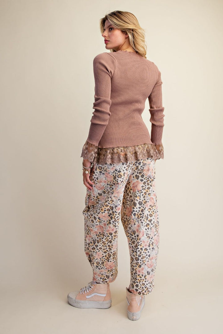 Brown Sugar Lace Top