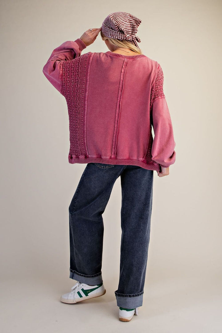 Raspberry Romance Sweater