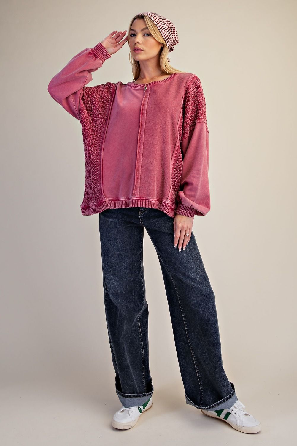 Raspberry Romance Sweater