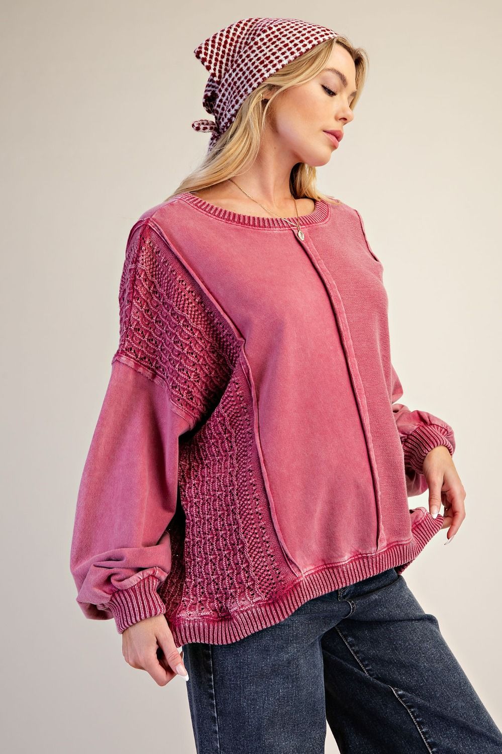 Raspberry Romance Sweater