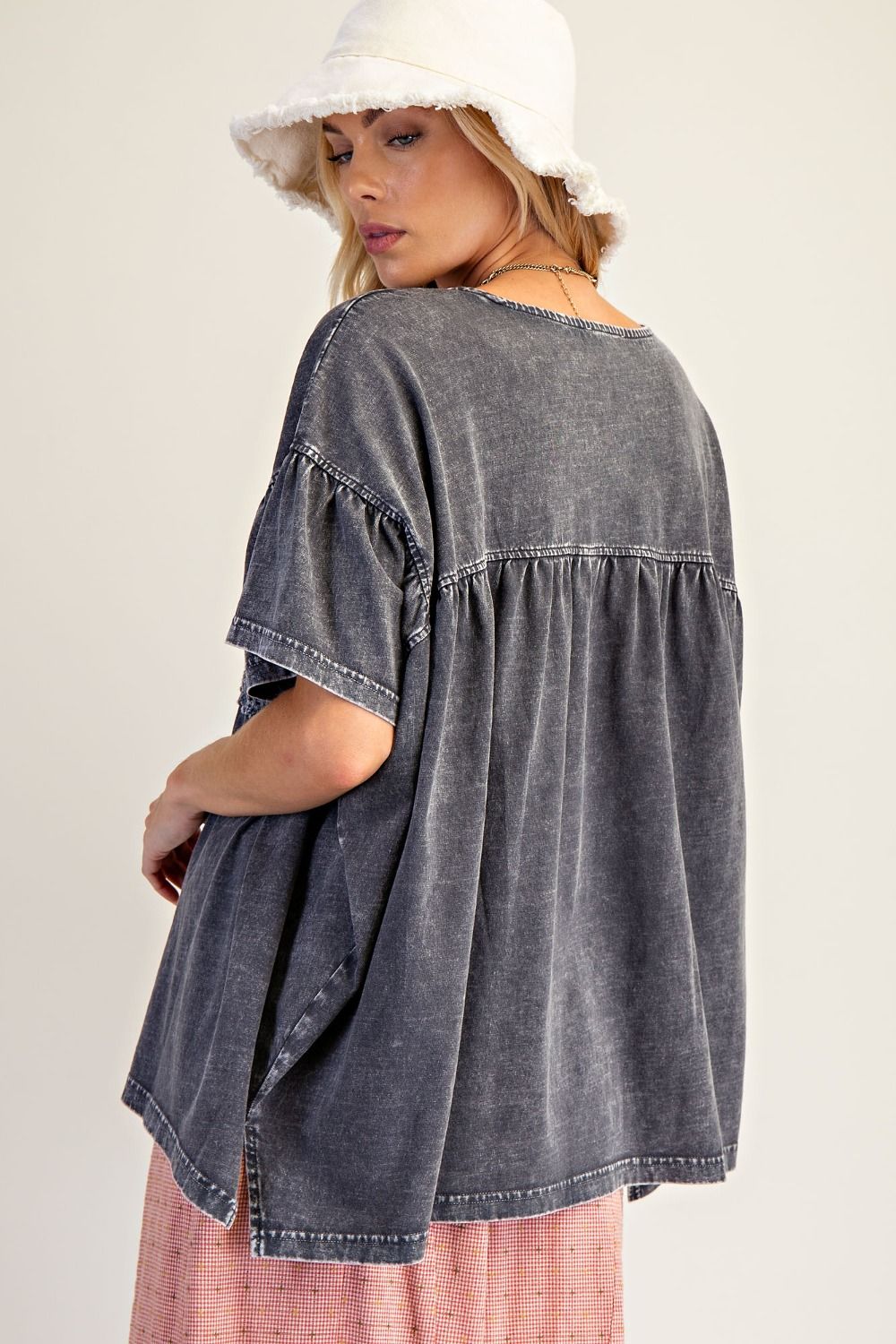 Casual Comfort Charcoal Top