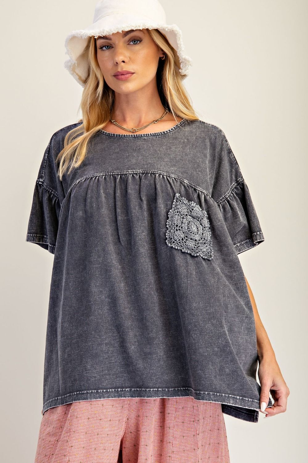 Casual Comfort Charcoal Top