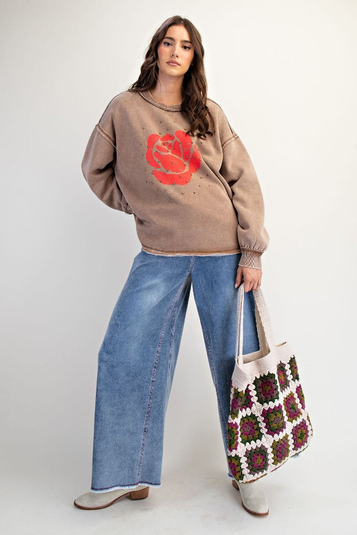 Margot Mocha Sweatshirt