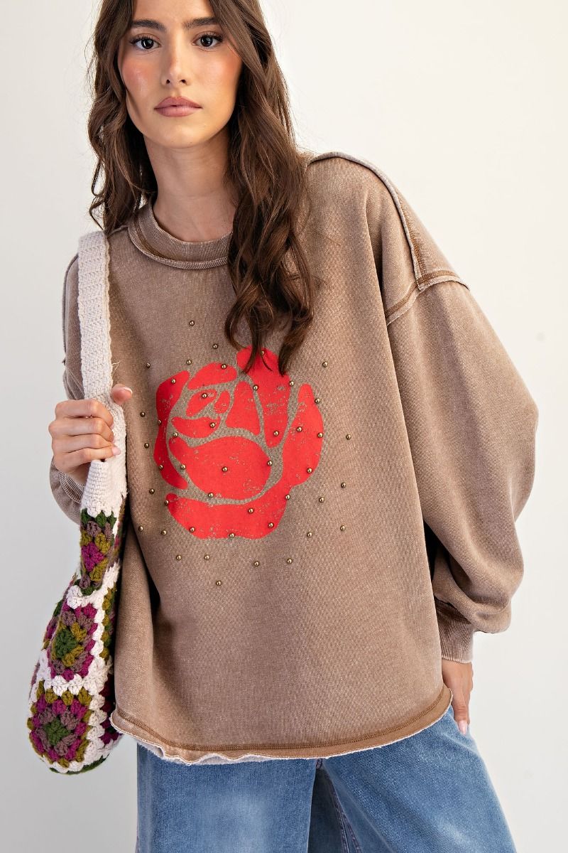 Margot Mocha Sweatshirt