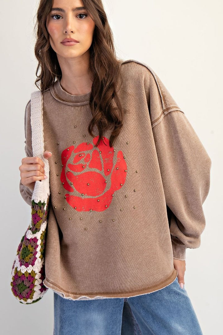 Margot Mocha Sweatshirt