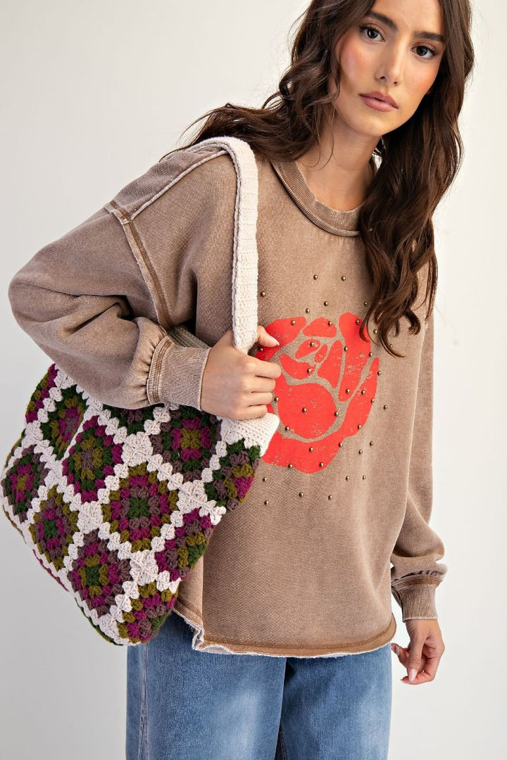 Margot Mocha Sweatshirt