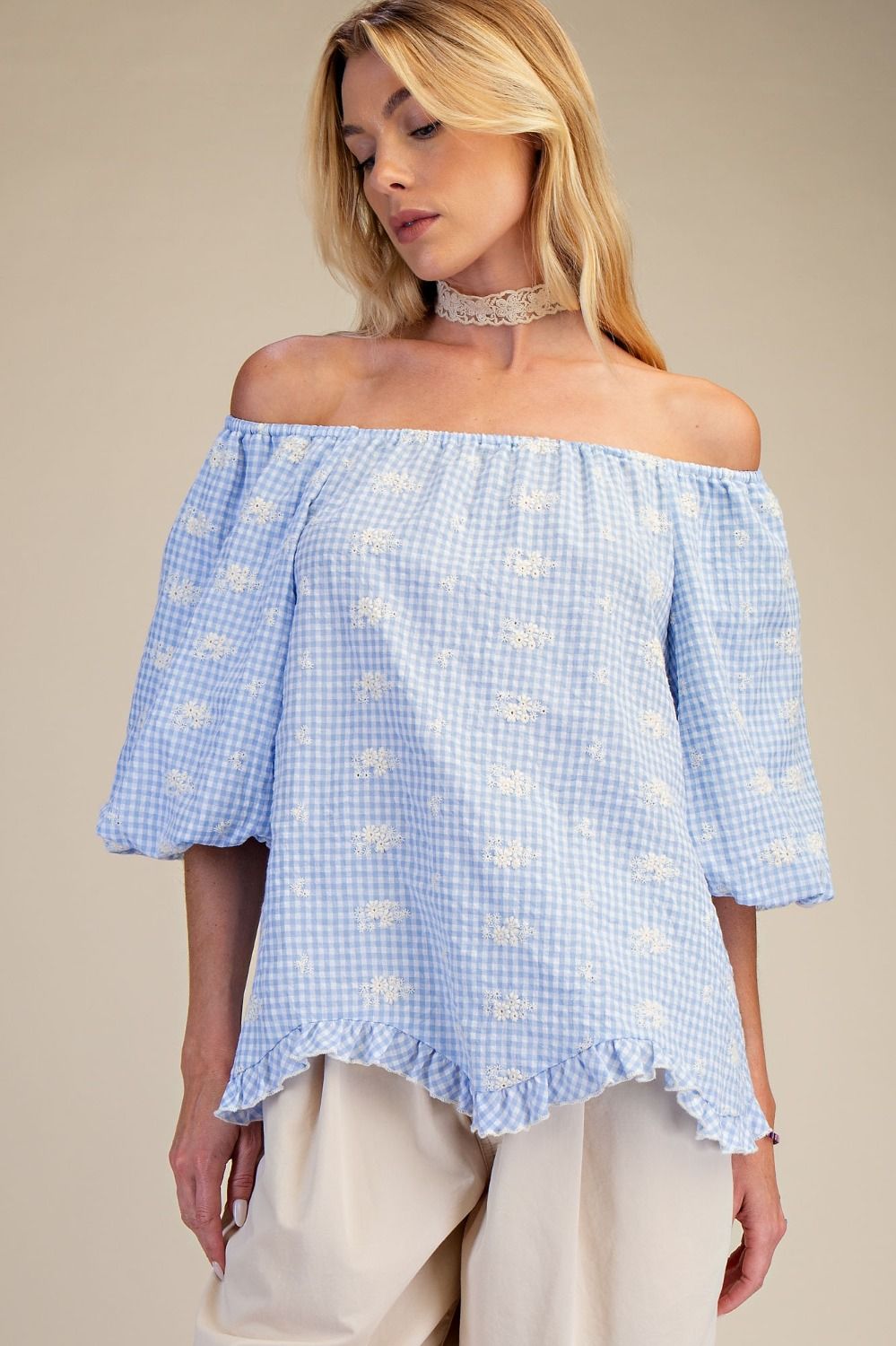 Cloudwashed Bluebell Blouse