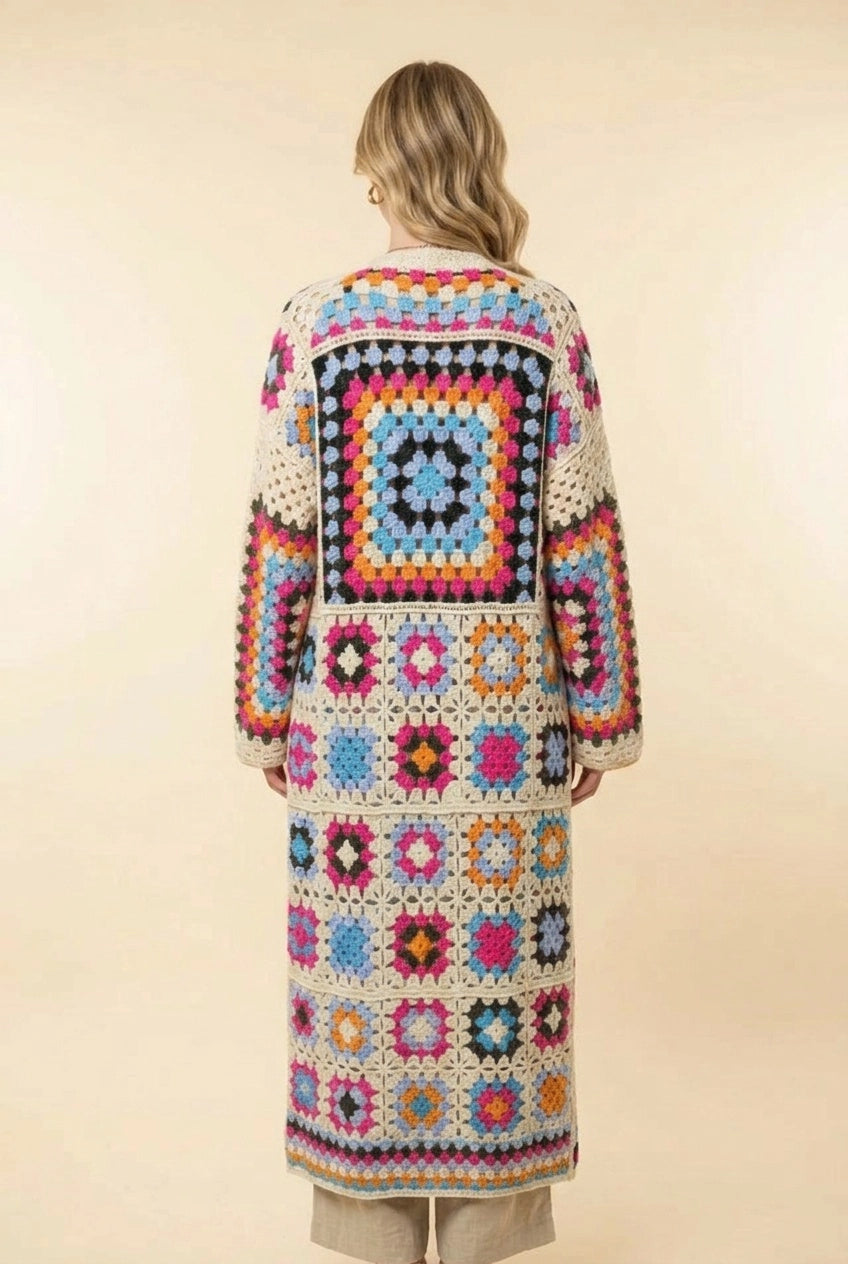 Festival Dreamer Cotton Crochet Duster