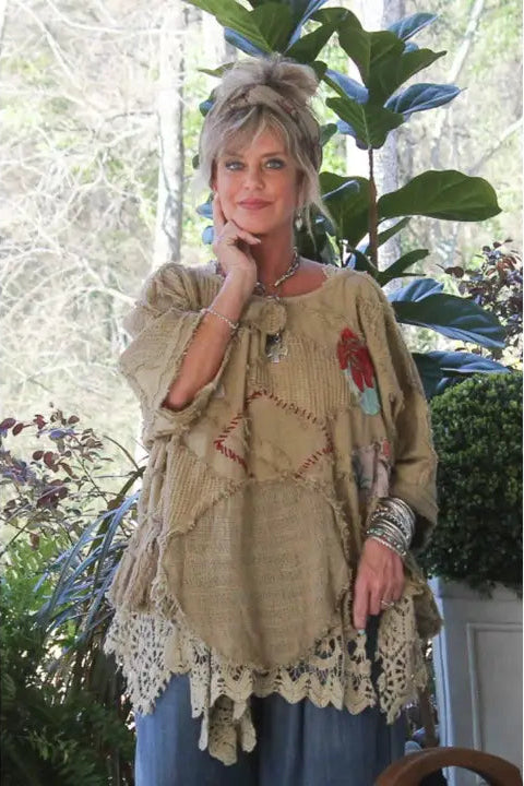Wandering Willow Olive Top