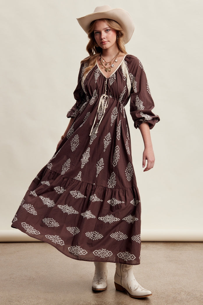 Country Manor Stitched Dress
