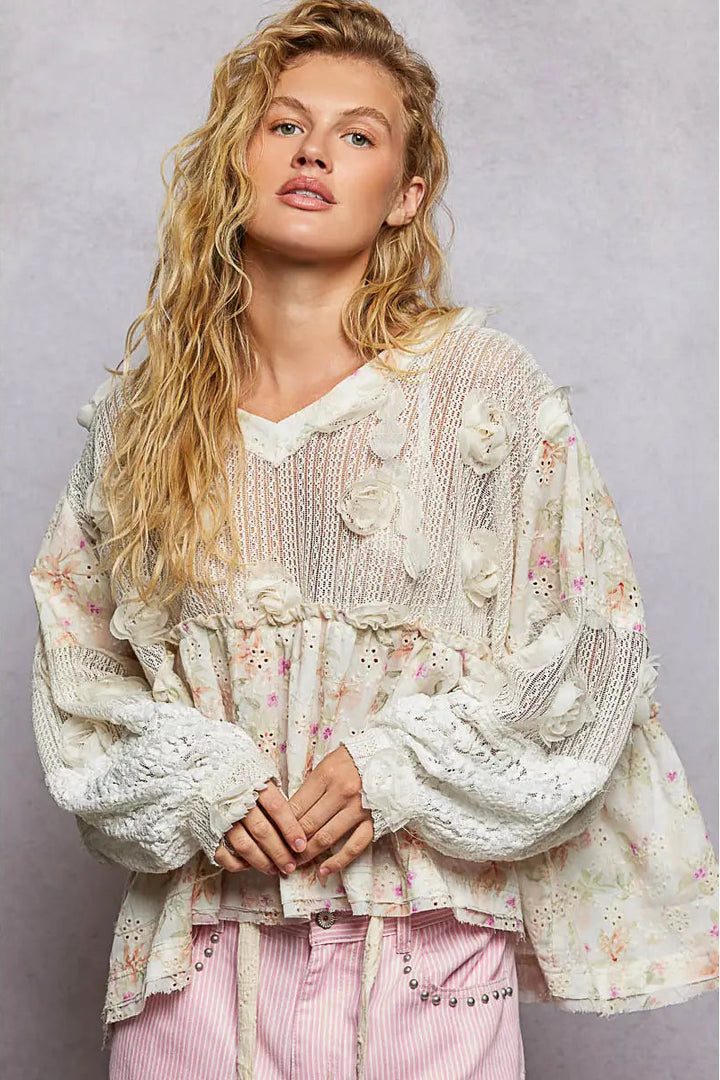 Garden Muse Floral Blouse