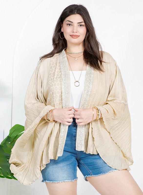 Gentle Morning Latte Kimono