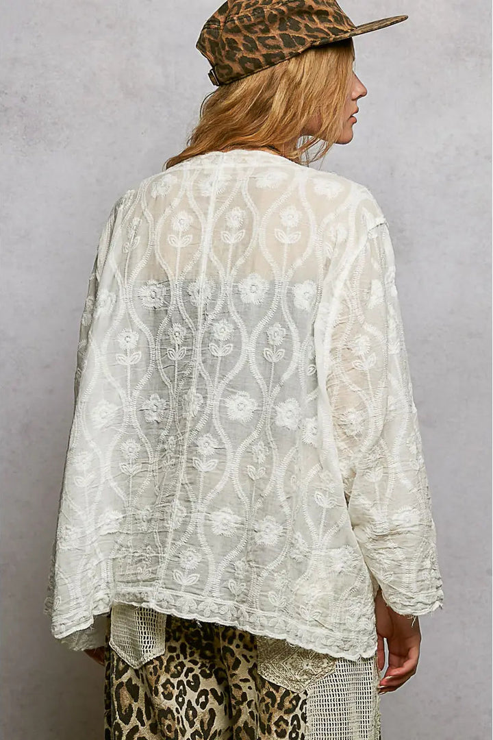 Heirloom Petal Off White Blouse