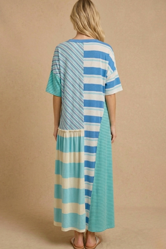 Indigo Breeze Maxi Dress