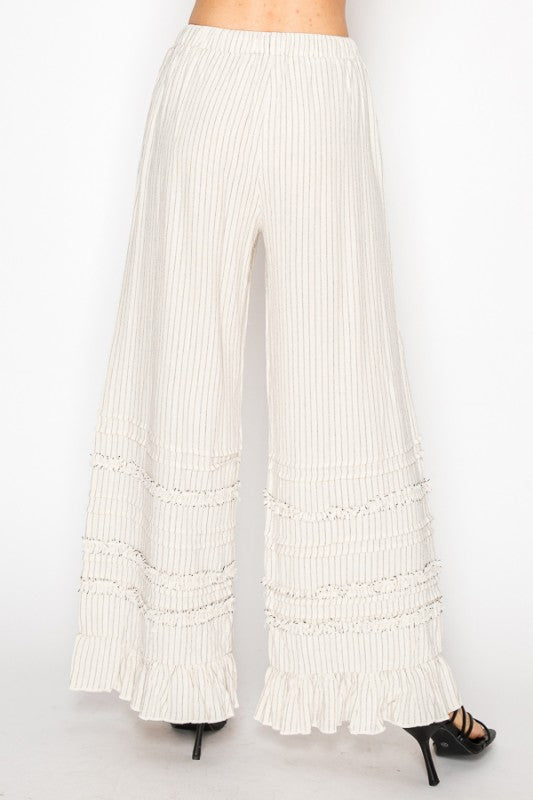 Keepsake Stripe Ruffle Pants