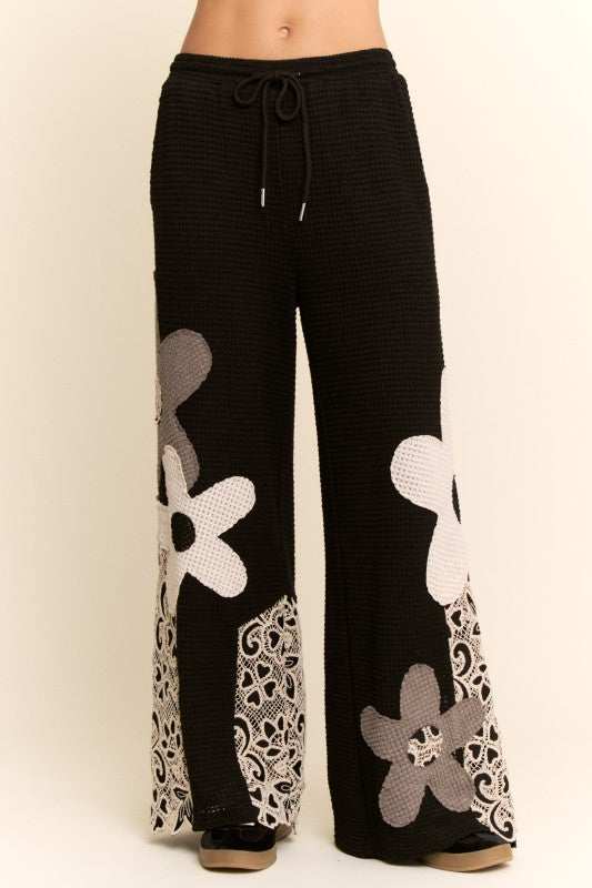 Lacy Lizzie Thermal Knit Pants