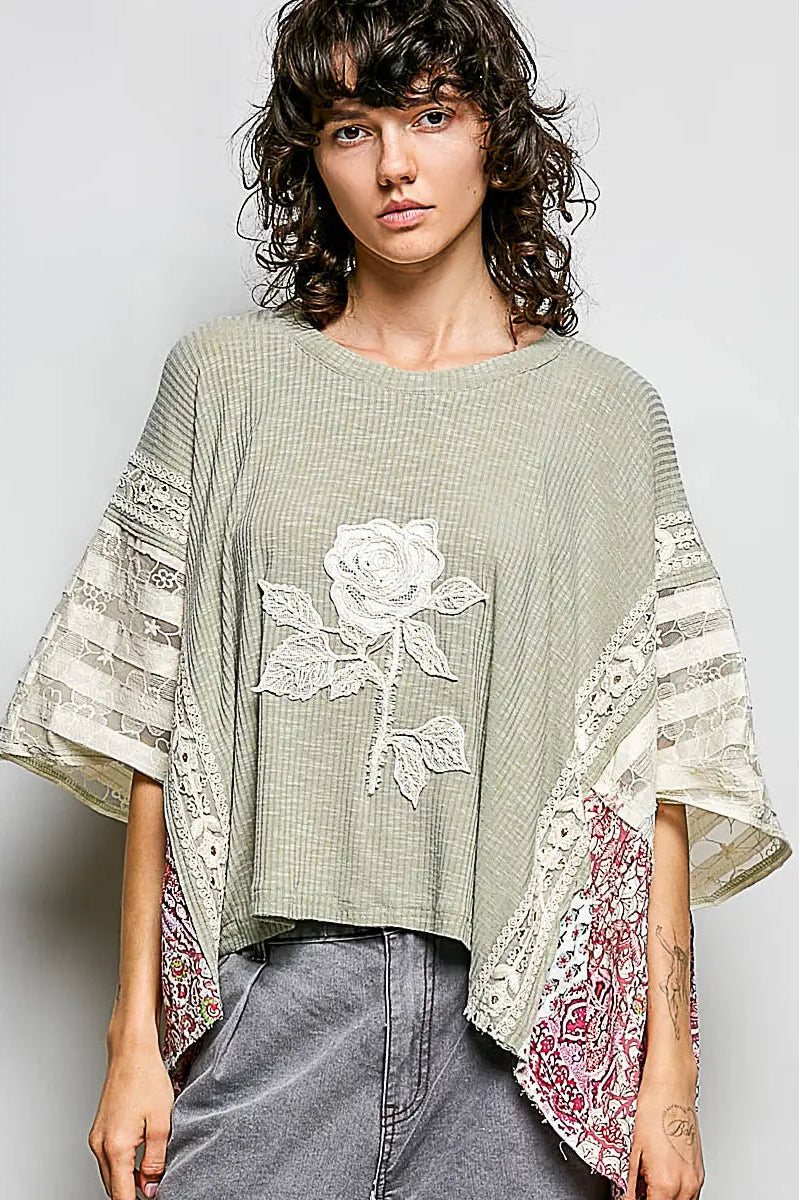 Meadow Mist Sage Blouse