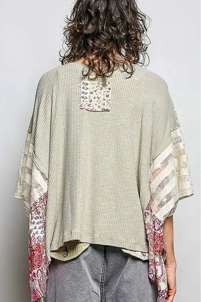 Meadow Mist Sage Blouse